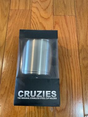 Cruzies Stainless Steel Bicycle Cup Holder, NIB